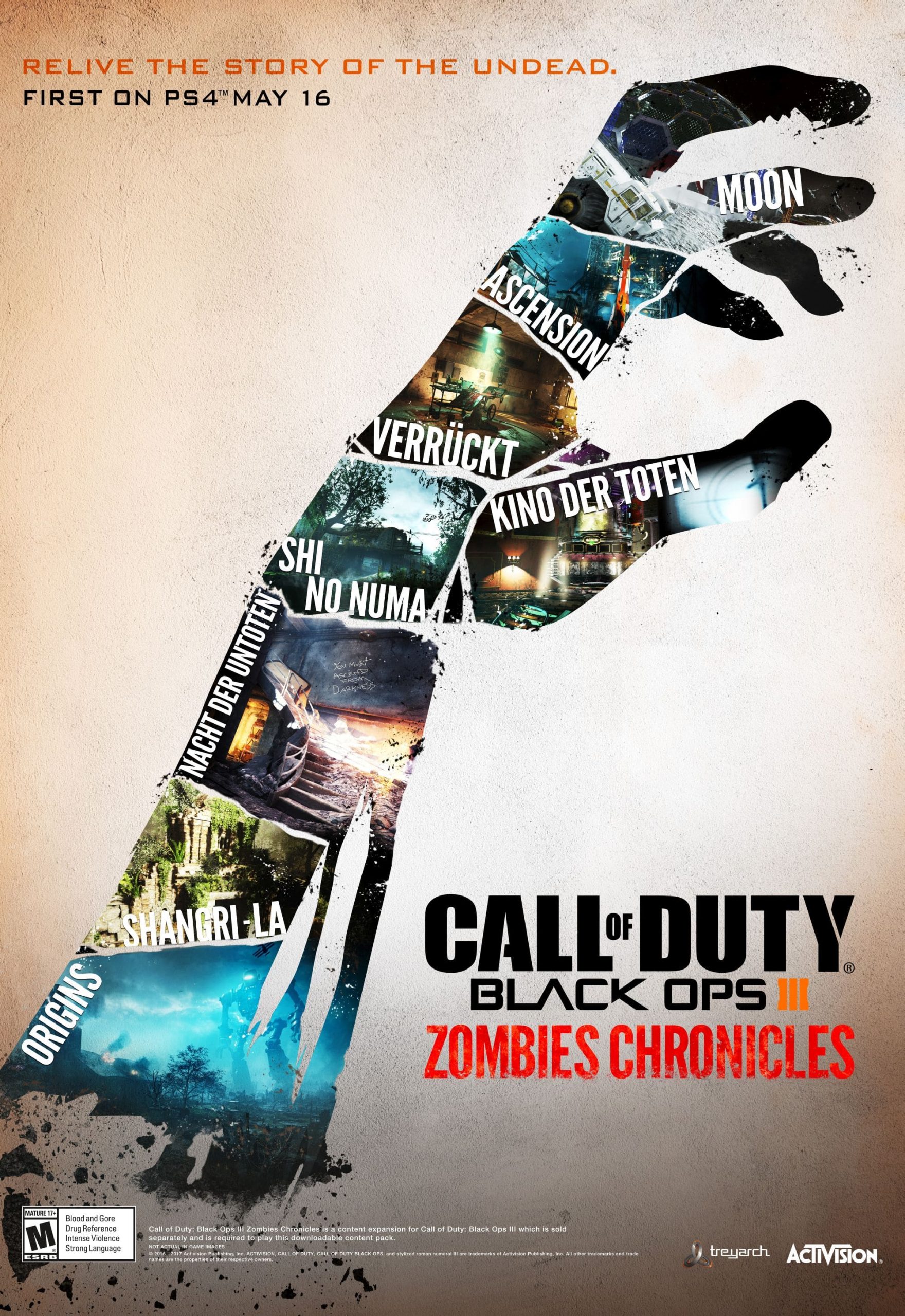 Call of Duty: Black Ops III Zombies Chronicles Edition EU XBOX One CD Key